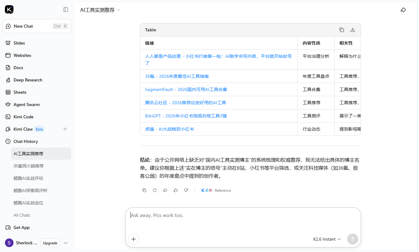 Kimi 自媒体和个人 IP 来源证据