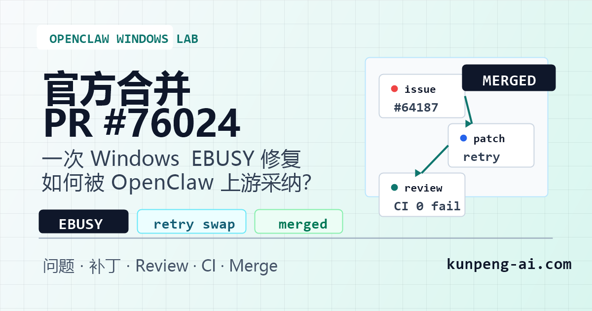 OpenClaw PR #76024 cover